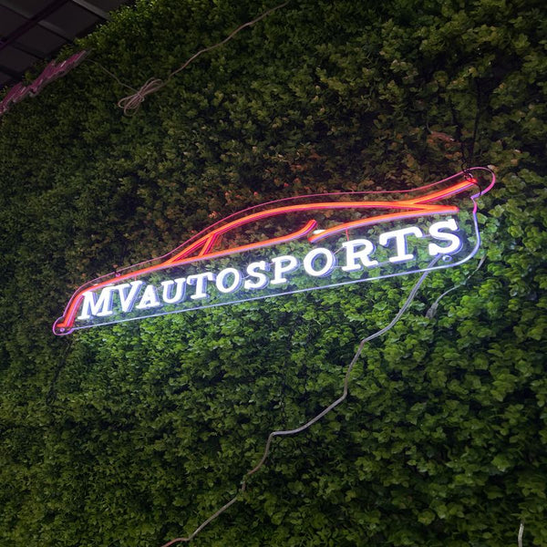 MV Auto Sports Neon Sign