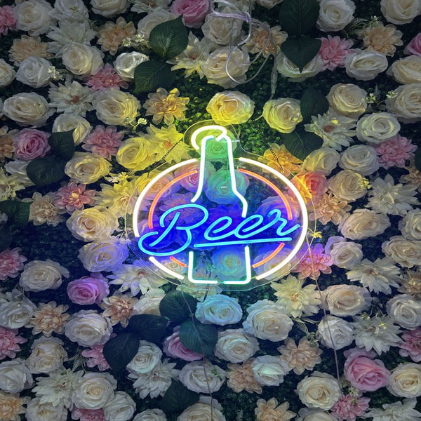 Beer Bottle Neon Sign