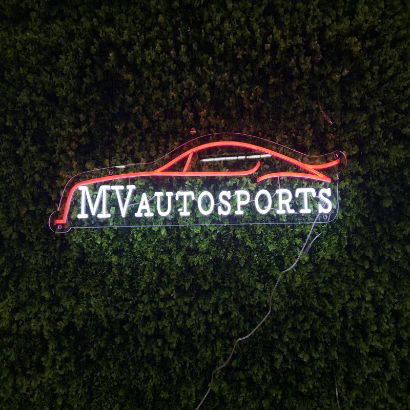 MV Auto Sports Neon Sign