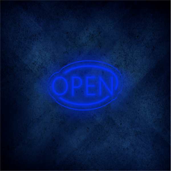 Open Neon Sign